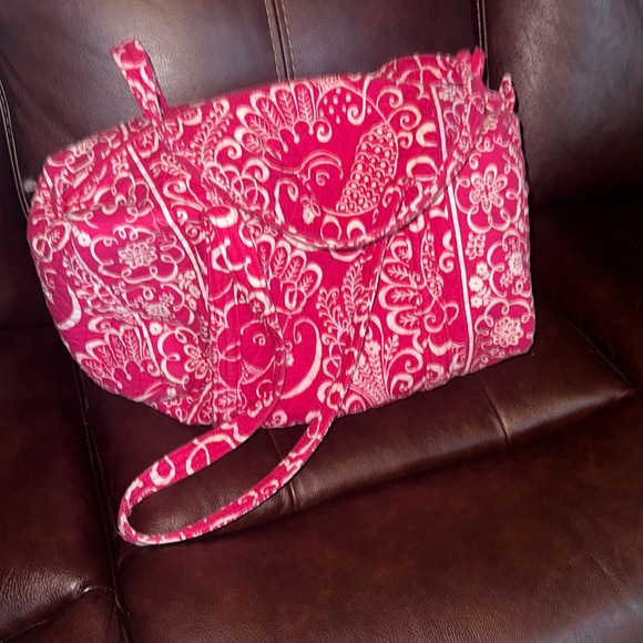 Vera Bradley Bags Vera Bradley Twirly Birds Pink Large Duffel
